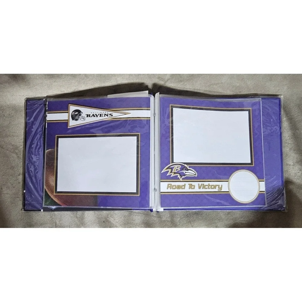 NFL Baltimore Ravens Scrapbook Complete Kit 8x8 12 Pages C.R. Gibson New
